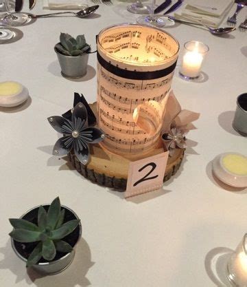 diy music centerpieces